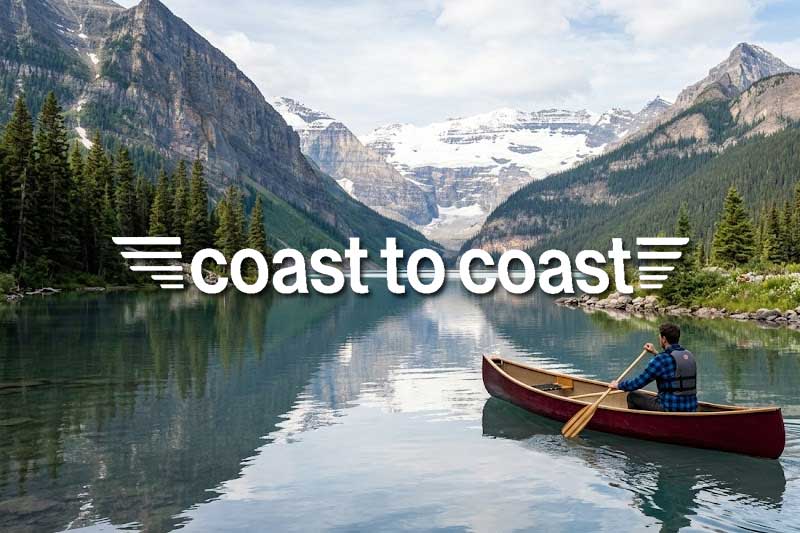 Coast to Coast Campground Membership Resales A stylized Coast to Coast Resorts network logo badge on a clean background, representing reciprocal private campground membership options for nationwide RV travel.