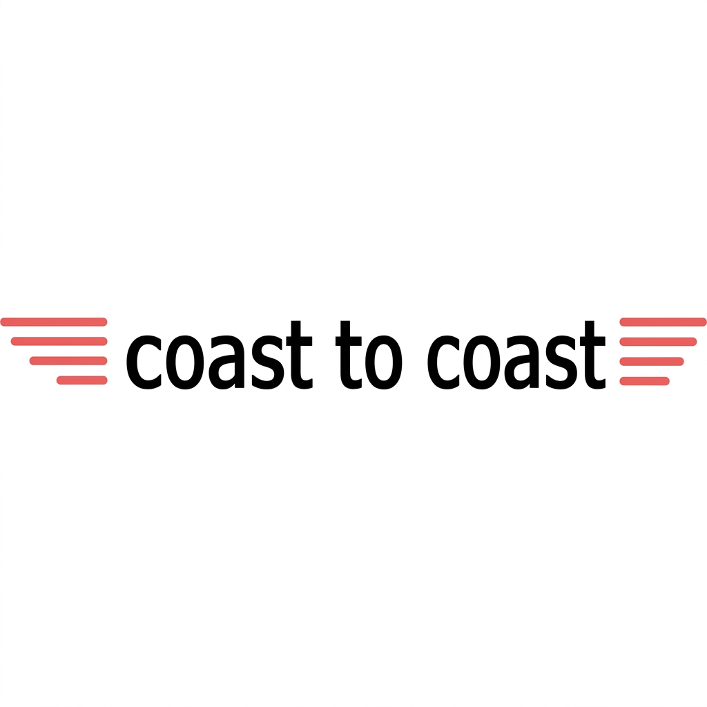 Coast to Coast Campground Membership Resales Coast to Coast Resorts network logo badge on a clean background, representing reciprocal private campground membership options for RV travel.